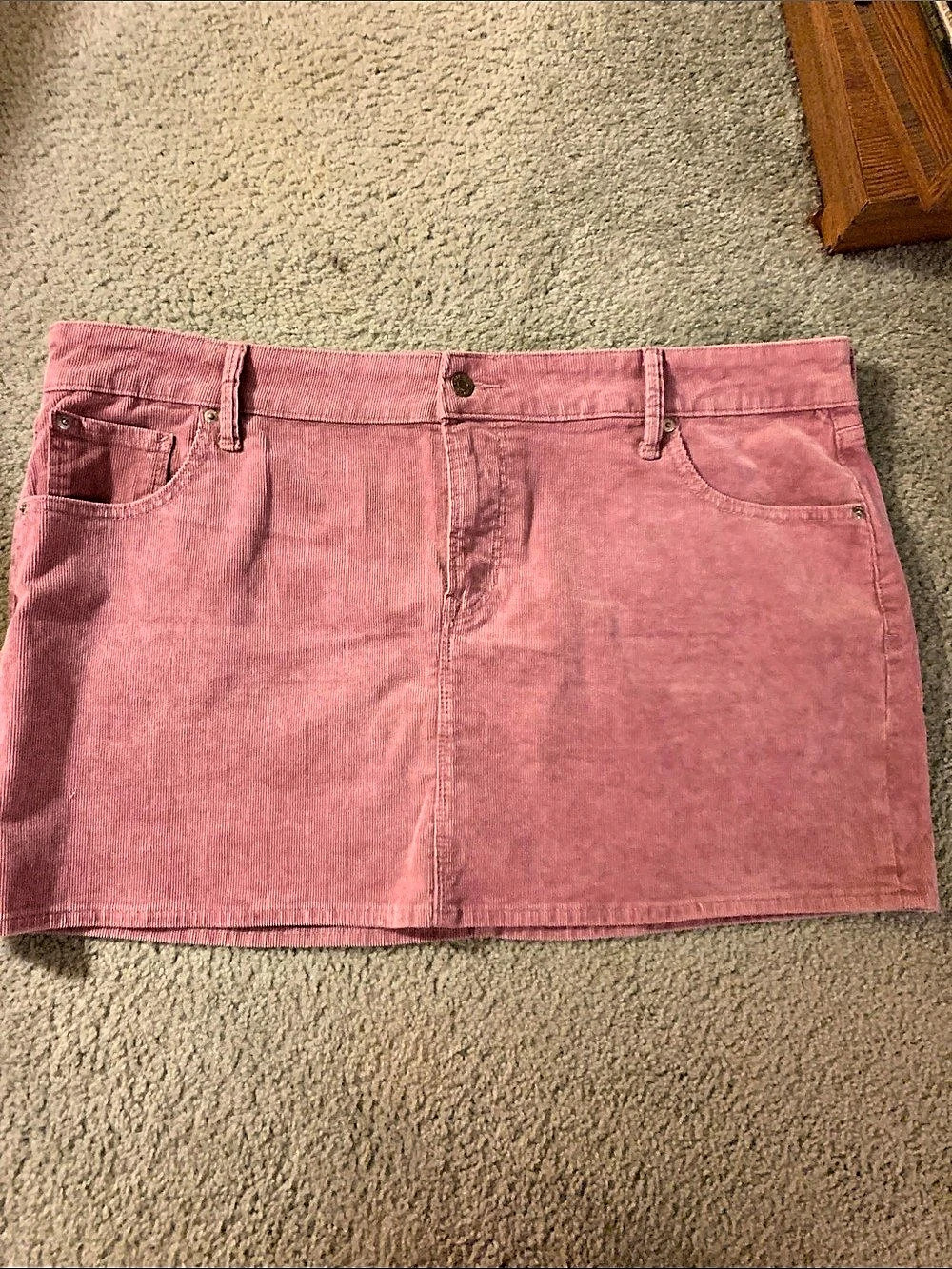 Gap Factory Pink Corduroy Skirt